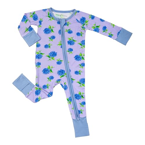 Image of LollyBanks Baby Pajamas, 2-Way Zipper Romper, 95% Viscose Made from Bamboo and 5% Spandex, Baby Sleepers