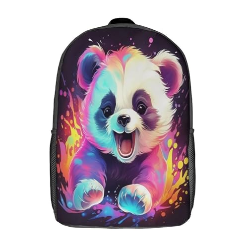 Sac à dos panda pour enfant 43 cm souple et léger idéal pour l'école