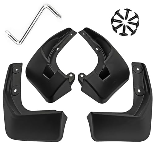Image of Mud Flaps Guards Fit for 2012-2021 Toyota Avanza, Front & Rear Splash Guards Accessories - 4 Pc, Black