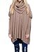 Mordenmiss Women's New Fall Solid Pullover Styling Knit Sweater