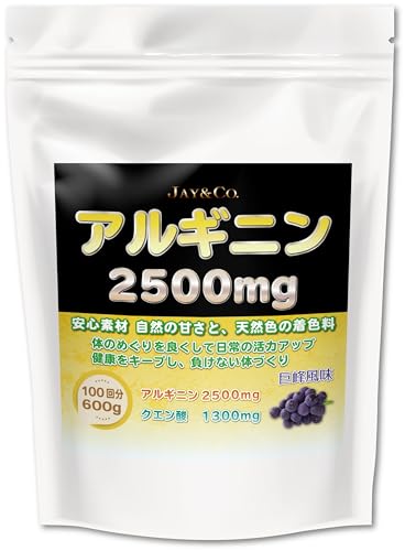 JAY&CO. ݂₷ AMj (2500mg×100)Y:lHÖ ۑ (, 600g)