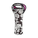 BUILT NY Neoprene Wine/Water Bottle Tote, Garden Rose Black & White