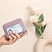 SENDEFN Leather Wallet Women RFID Blocking Small Compact Wallets Credit Card Holder with ID Window