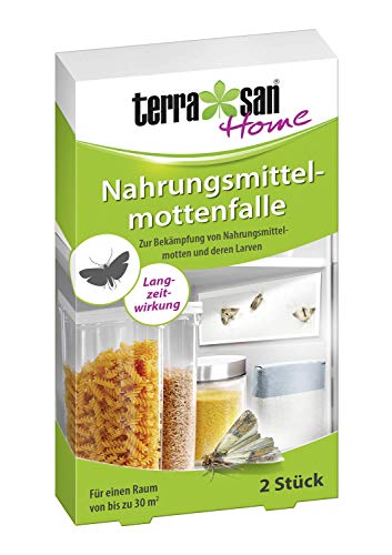 Terrasan Home Trampa para polillas alimentarias, detección de polillas alimentarias y Sus Larvas, Trampa para polillas con 3 Meses de Efecto, 2 Unidades