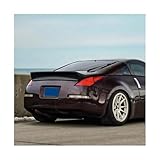 Compatible for Nissan 350Z Fairlady Z34 2003-2008 | Rocket Bunny Style Duckbill Rear Trunk Lid Wing Spoiler (ABS Plastic - Matte Black)(Matte Black)