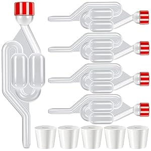 TTYSHIP 5 Stück Gärröhrchen Gärspund Set