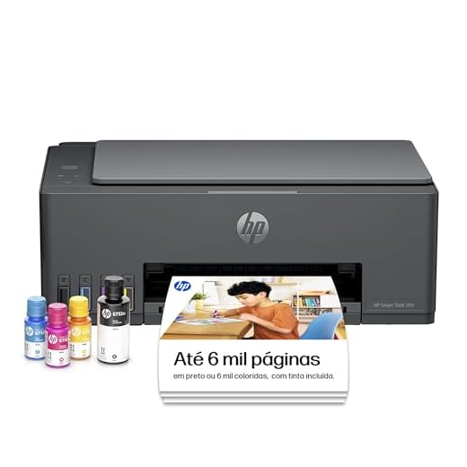 Impressora Multifuncional HP Smart Tank 584 Tanque de Tinta Colorida Wi-Fi com autorreparo, USB - Impressora, Copiadora e Scanner Cor: Cinza Chumbo (5D1C1A)
