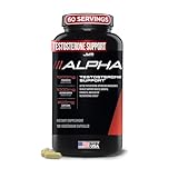 Alpha JYM Testosterone Support | Male Vitality, Hormone Optimization, Ashwagandha, Fenugreek, Eurycoma, Damiana, Quercetin, DIM | JYM Supplemental Science | 180 Vegetarian Capsules