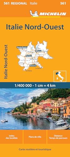 Carte Régionale Italie Nord-Ouest