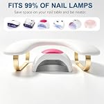 Arm Rest for Nails Tech, U-Shaped Manicure Nail Arm Rest Stand, Nail Armrest for Nail Tech Hand Rests with Stainless Steels Holder - Image 5