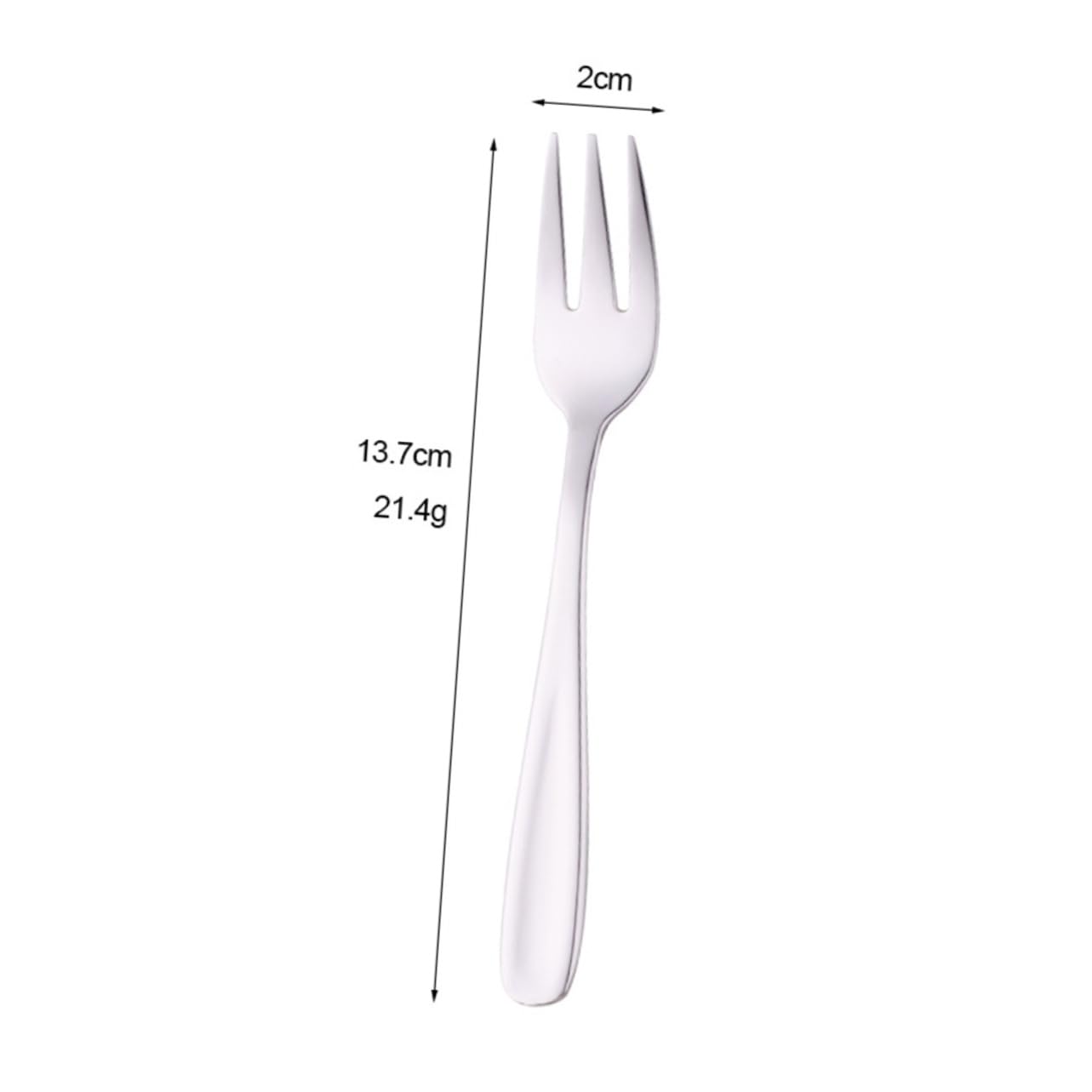 HOLIDYOYO 8pcs Stainless Steel Fruit Fork Mini Cake Fork Dinner Forks Fruit Tasting Fork Forks Fruit Food Pick Appetizer Fork Pastry Forks Cake Serving Fork Tasting Forks Food Forks