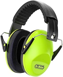 Ear Muffs for Noise Reduction: Dr.meter 27NRR Noise Cancelling Headphones for Kids with Adjustable Head Band, EM100 Hearing Protection Earmuffs for Football Game, Concerts, Air Shows, Fireworks