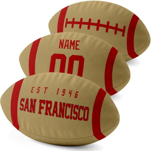 Image of ANTKING San Francisco Throw Pillow 2 Packs Custom Name Number Gifts