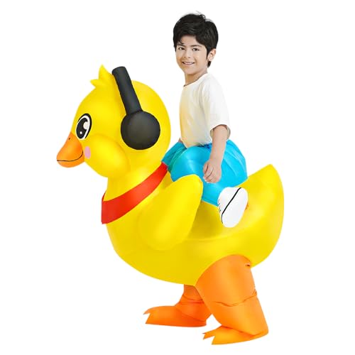 Disfraz inflable de pato para niños Halloween miniatura 2