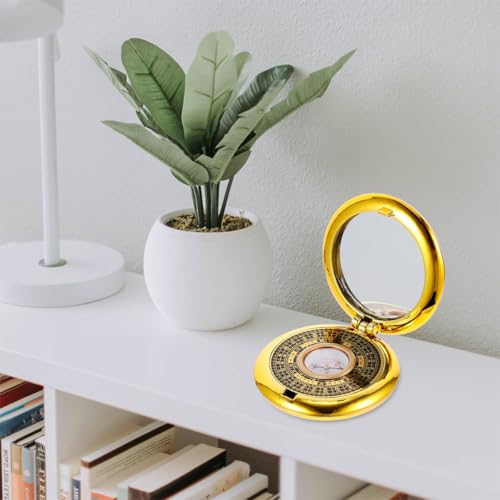 Brújula Feng Shui compacta de plástico para camping miniatura 6