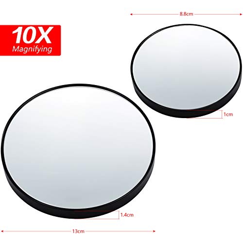 Kupink 2 pezzi Specchio Cosmetico Ingranditore