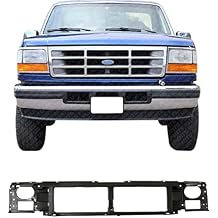 US AUTO PARTS PLUS New Front Grille Mounting Header Panel Direct Replacement For Ford Bronco 1992-1996 / F-150 F-250 F-350 / F Super Duty 1992-1997 F6TZ8A284AC FO1220113
