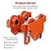 GarveeTech 4400LBS/2 Ton Manual Trolley, Push Beam Trolley, I-beam Flange Dual Wheels Width 3.5 Inch - 8 Inch, Heavy Duty Manual Roller Trolley for Electric Hoist