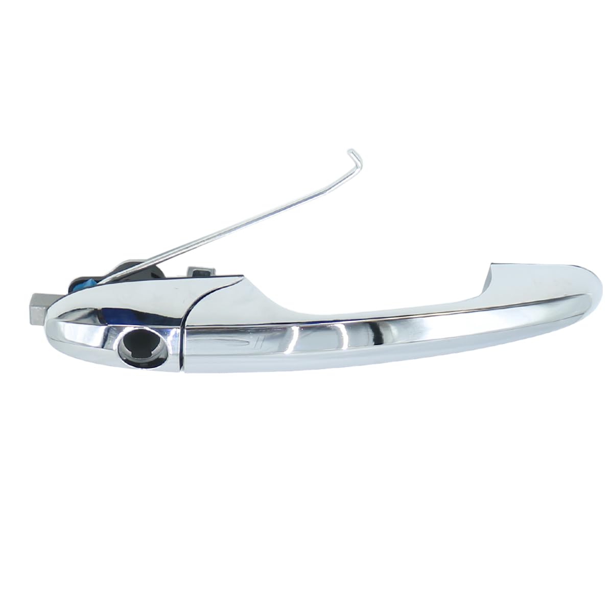 Poignée de porte extérieure gauche chrome premium pour Fiat 500 2007-2018