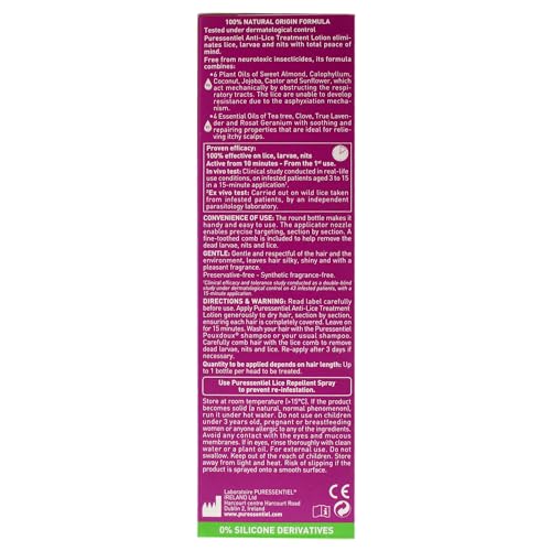 Puressentiel Anti-Lice Treatment Lotion Plus Comb For Unisex 6.8 oz Treatment, No - Image 4