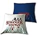 AYMAX Poduszka Stranger Things Biały i Niebieski