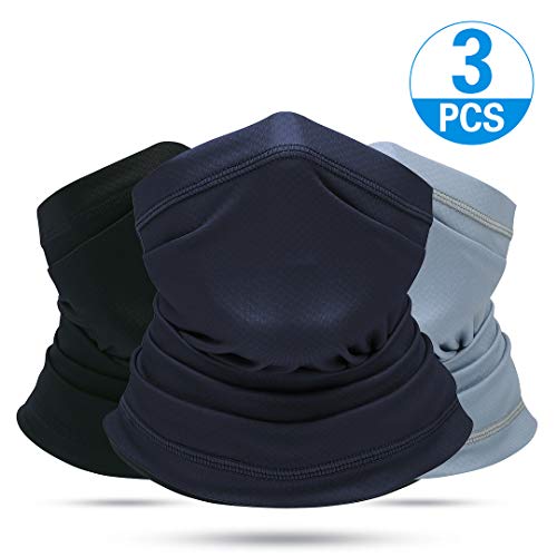 Venswell Summer Neck Gaiter Face Cover Mask, Sun UV Face Scarf Cool Bandana