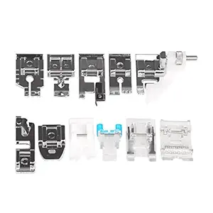 LEMONBEST Professional 11 Pcs Multifunction Presser Foot Spare Parts Accessories for Sewing Machine Brother Singer Janome Butterfly etc.