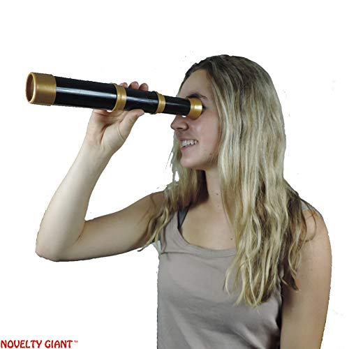 Novelty Giant Www.noveltygiant.com Pirate Telescope Black & Gold #TOP5