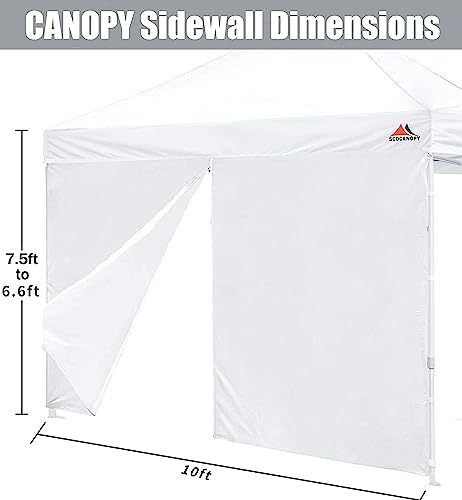 image for SCOCANOPY Door for 10x10 Canopy Frame One Central Zipper Design for Ea