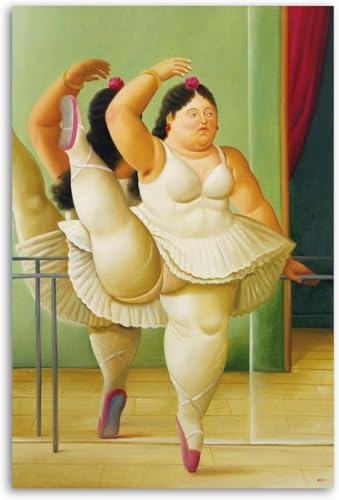 Peinture Fernando Botero ballet impression toile art mural premium