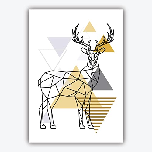 Wall art triangles géométriques pour illuminer une pièce sombre