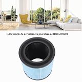 AP0601 Filtr Zamienny Oczyszczacza Powietrza do AIRTOK, Filtr Warstwowy True HEPA H13, Skuteczna Eliminacja Nieprzyjemnych Zapachów