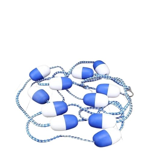 Corde de séparation de sécurité piscine 5m avec 11 bouées flottantes