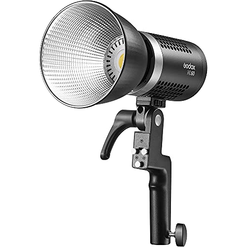�y�������K�i�z GODOX �|�[�^�u��LED�r�f�I���C�g ML60 60W 5600K 69000lux AC�E�o�b�e���[���Ή� �É��t�@�����[�h���� 041569