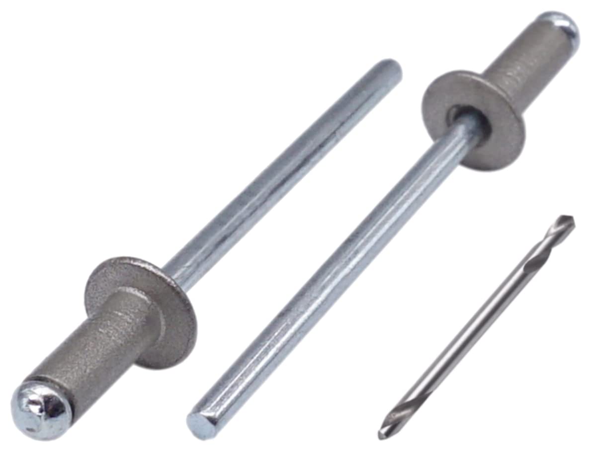 Lot de 100 Rivets Aveugles Peints 4,0 x 8 mm en Aluminium - SKIR'CO