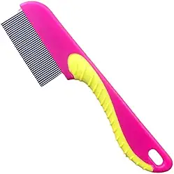 Kit Pente Fino Aço Inox com Cabo para Remoção de Piolhos