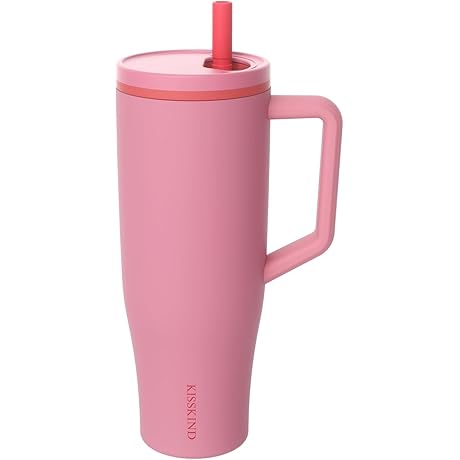 KISSKIND 40 oz Pink Tumbler: Embodying the Spirit of Hockey Triumph