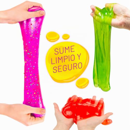 Miniatura 6 de Magic Slime Topping Spongebob B3 Magic Ocean Slime Infantil con Topping Coleccionable Colores Surtidos Textura Elástica Fácil de Limpiar Juguete Sensorial Apto para Niños a Partir de 3 Años