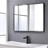 sat spiegel 80cm Der 60 * 80 cm große Spiegel eignet sich perfekt für Badezimmer, Schlafzimmer, Schminkspiegel, Wohnzimmer, Umkleidekabinen, Schönheitssalons und fast alle Orte.