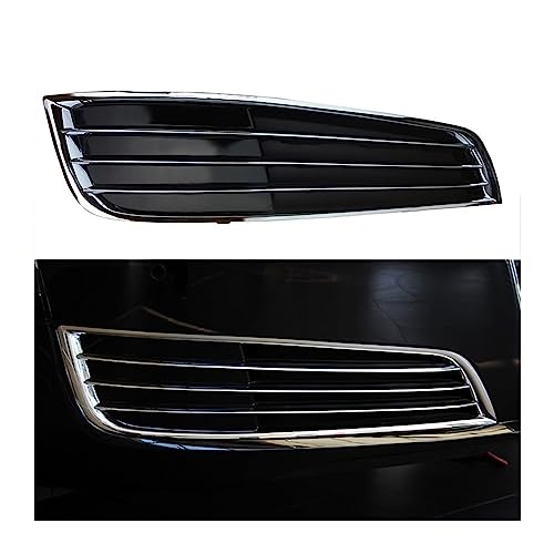 XSDIKA(小さな店) 車のフロントバンパーランプ自動車フォグランプフレームアクセサリー 4H0807679E 4H0807680E アウディ A8 D4 2011 2012 2013(Right)