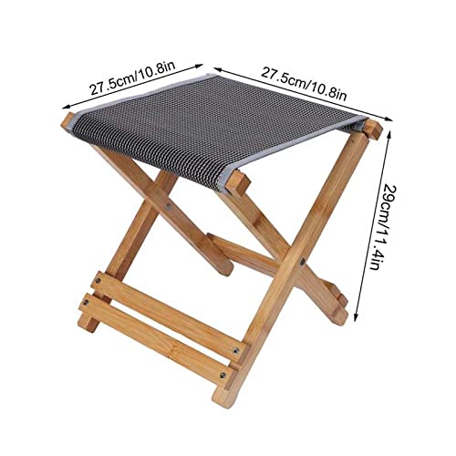 Banc siège maison en bambou pour soulager les jambes et le dos