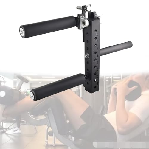 UKDUANWEI Máquina de extensión de piernas/Curl de 1,8/2,6 cm: Equipo Sentado para el Entrenamiento Muscular, Compatible con Placas de Barra de 2,5 cm (2.6cm 5cm Diameter)