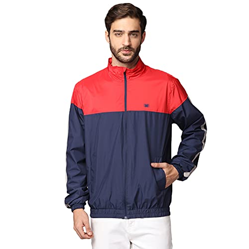 Image of ZEEL Men'S Winter Bike Jackets | Sport Wear For Trekking Jogging & Wind cheater | Thermal Hybrid Jacket | Cycling Jackets For Men Regular Fit | Olive SkyBlue | XXL | MW103