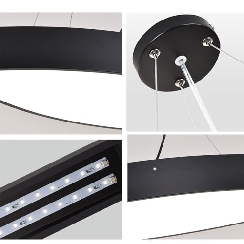 Lampe à Suspension LED en Feuille pour Illuminer la Table de Salle à Manger - 5