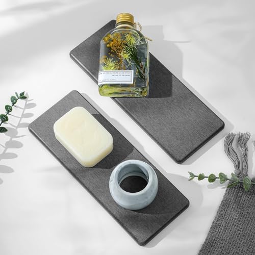 Amazon.com | NiuYichee 2 PCS Water Absorbent Diatomite Coasters ...