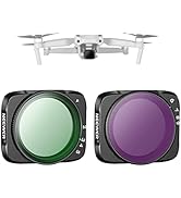 NEEWER 2PCS Variable ND Lens Filter Set Compatible with DJI Air 2S Drone, 2-5 Stop(ND4-32) & 6-9 ...