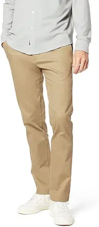 Dockers Men's Slim Fit Signature Khaki Lux Cotton Stretch Pants