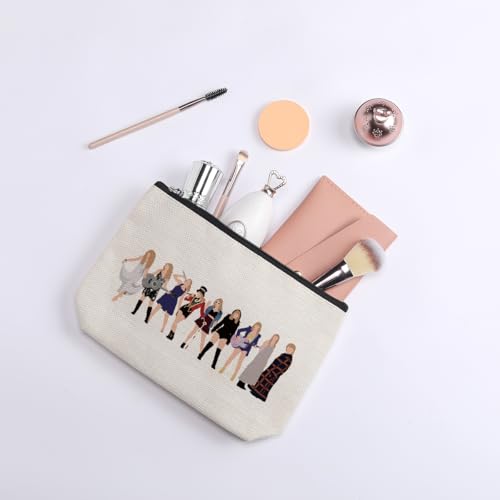 Makeup Bag Music Lover Gift for Women, Music Inspiration Gifts, Song Lovers Makeup Bag Gift, Travel Toiletry Makeup Organizer Zipper Pouch