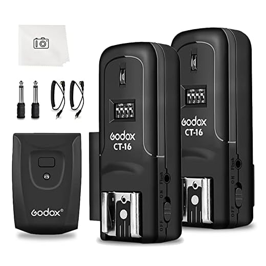 Versatile Godox CT-16 Flash Trigger Set