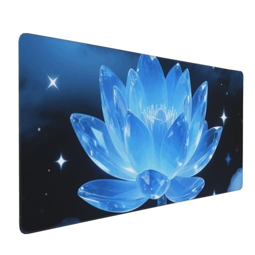 Tapis de souris de jeu à fleurs grand modèle fini le tapis qui glisse